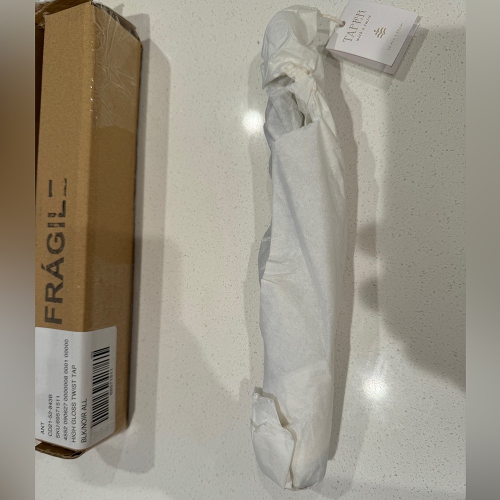 Anthropologie Glossy Twist Taper Candle - Picture 13 of 14